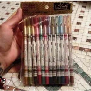 Multi colored lip/eye liner pencils