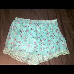 Lush Nordstrom flower shorts