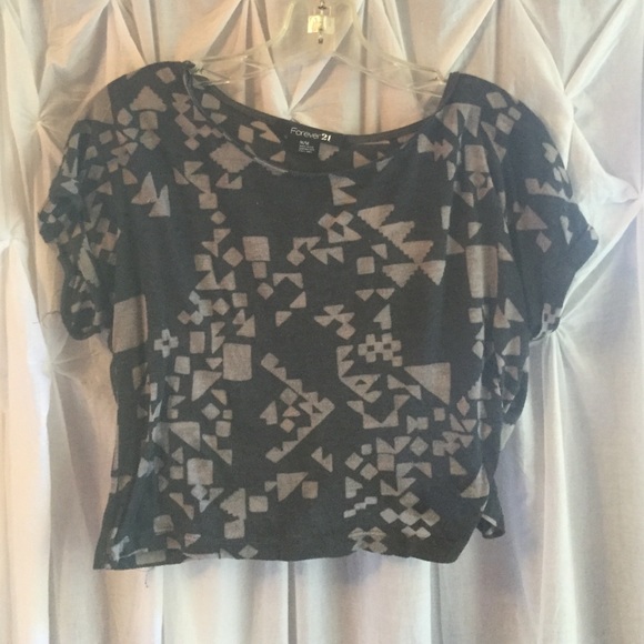 Black and Gray Tribal top