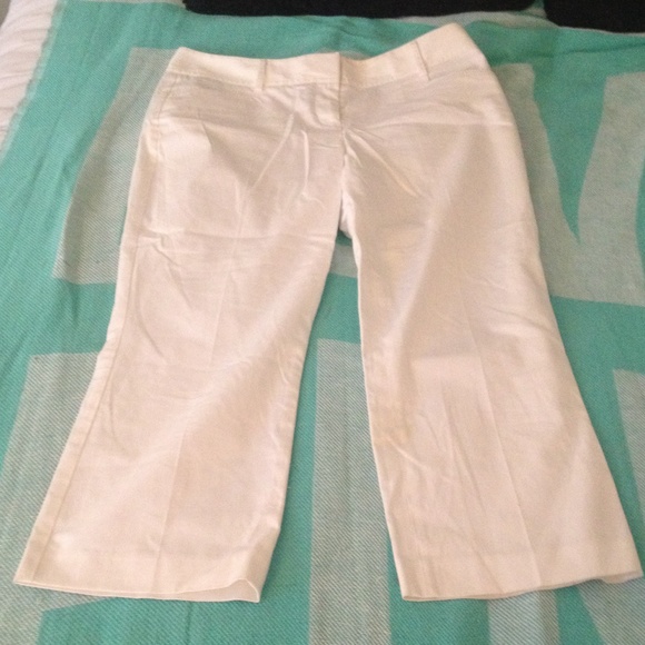 Size 4 Express White Cotton Dress Pant