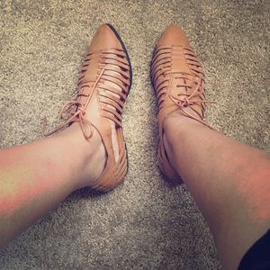 Chestnut Oxford shoes