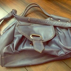 Blue handbag