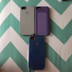 3 speck hard cases for iPhone 5/5S