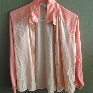 Color Blocking Forever 21 Blouse