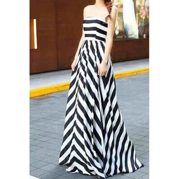 Maxi Striped dress.