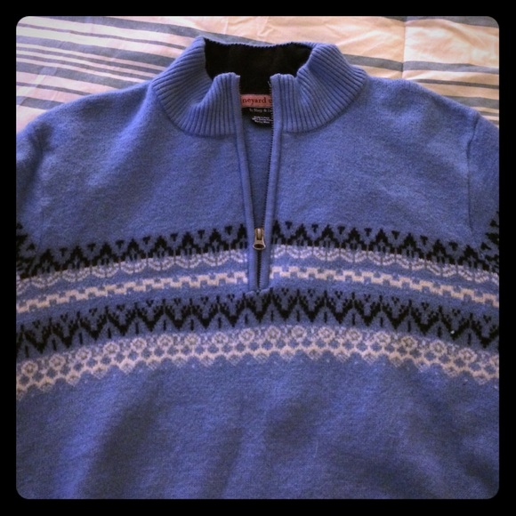 Vineyard Vines Other - Men's Vineyard Vines fair isle wool quarter zip XL