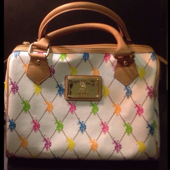 US Polo ASSN multicolored handbag