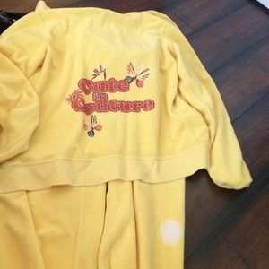 Yellow juicy couture sweat outfit