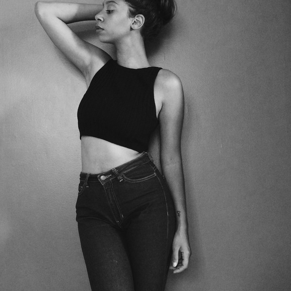 TODAY ONLY💜Knit Tank Crop Top in Black