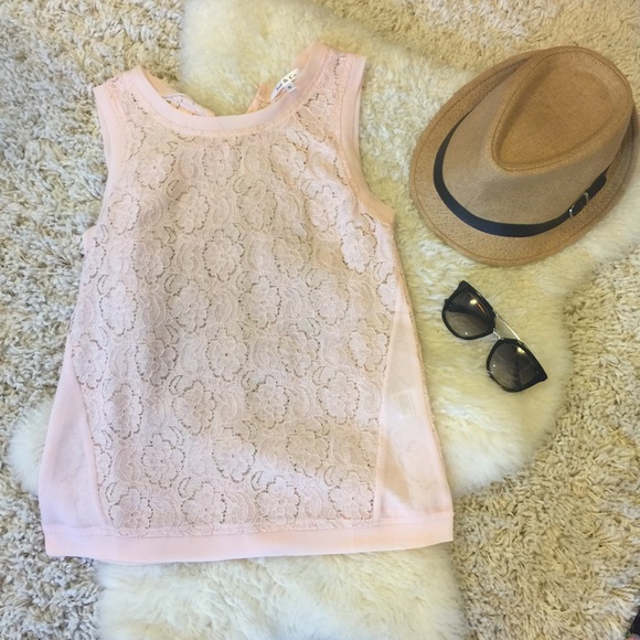 adorable lacey pink tank