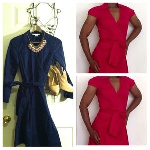 Diane von Furstenberg Dark Navy Wrap Dress