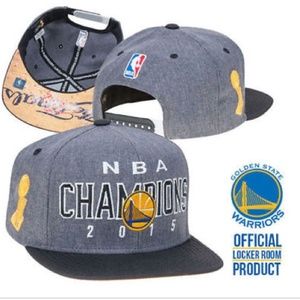 WARRIORS 2015 NBA FINALS WORLD CHAMPION HAT