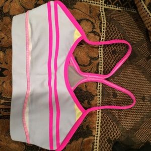 Striped lululemon yoga sports bra!