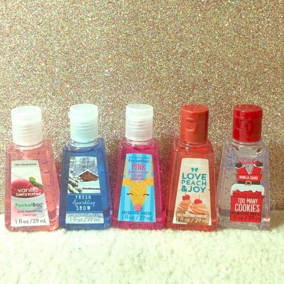 Assorted 5 pack gel Bath & body works