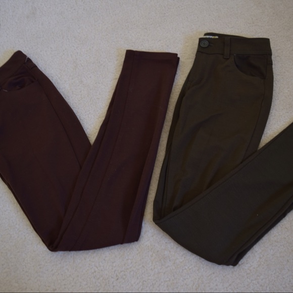 Two pairs of tight jeans