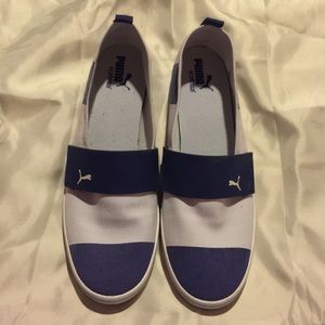 Puma slip on sneaker style flats