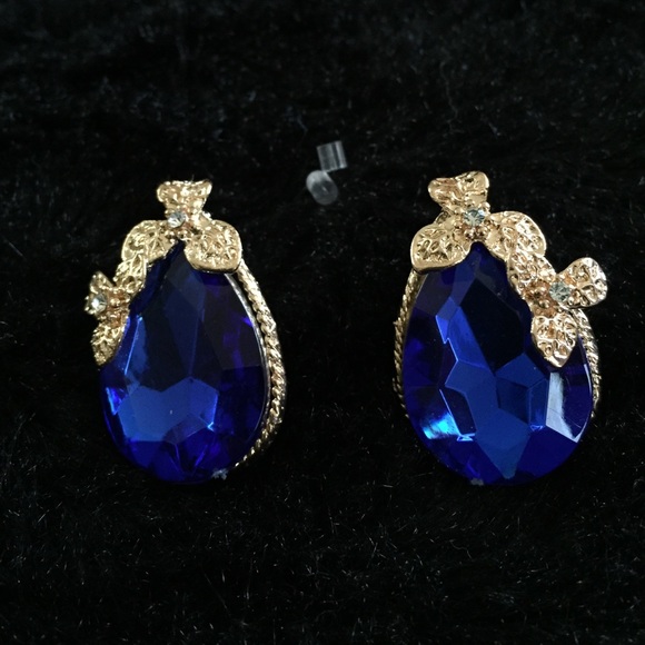 Blue earrings