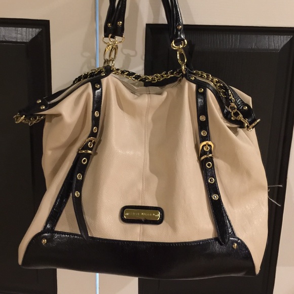 Steve Madden Sand Satchel Shoulder Handbag
