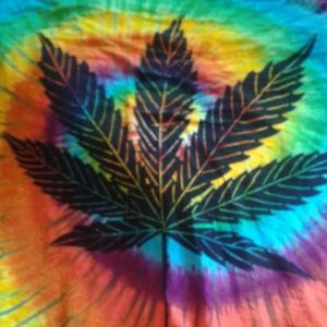 Weed plant tapestry