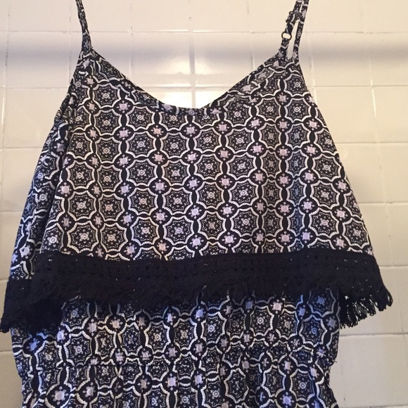 American rag tribal print romper