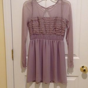 Free People Vintage Lace Long Sleeve Dress