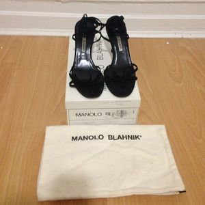 Authentic Manolo Blahnik straps sandal