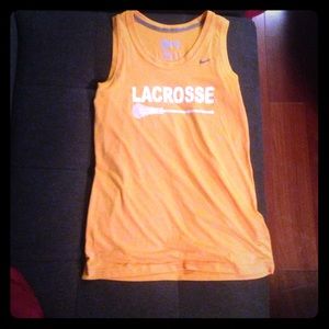 Orange Nike tank top