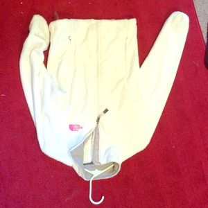 Fuzzy north face jacket