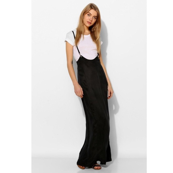 Silence + Noise Maxi Suspender skirt