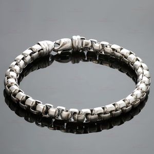 David Yurman Sterling Silver Box Chain Bracelet