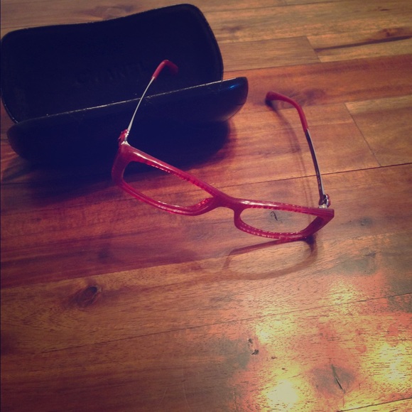 Chanel Frames no lenses for prescription or such .