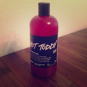 Lush limited edition Hot Toddy shower gel .