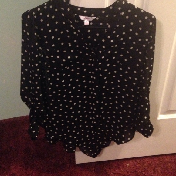 POLKA DOT TOP - Picture 1 of 2
