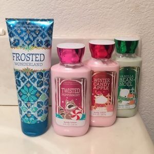 Bundle of lotions and headbands