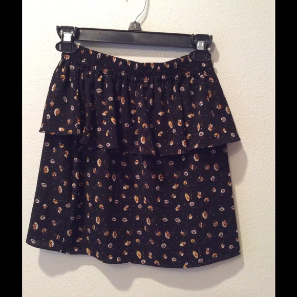 Peplum Sunflower Skirt