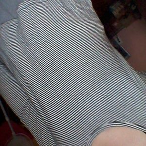 Brandy Melville stretchy striped shirt