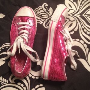 Sequin Tennis Shoes