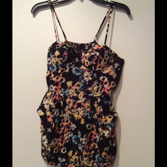 Material Girl Other - Abstract Print Romper