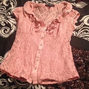 Light Pink Lace Top