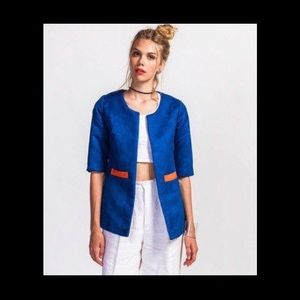 Faux suede retro inspired jacket - Voyage Clothing