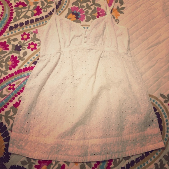 White Eyelet Summer Top