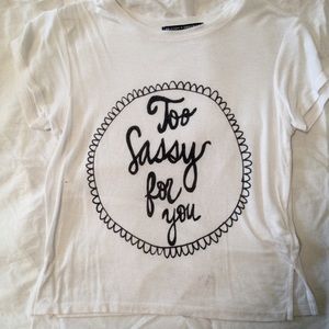 Brandy Melville- Too Sassy For You tee