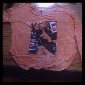 Long sleeve crop top