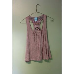 Tank Top with Aztec print back