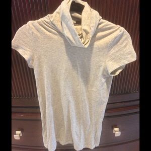 Grey stretchy layering top by Theory