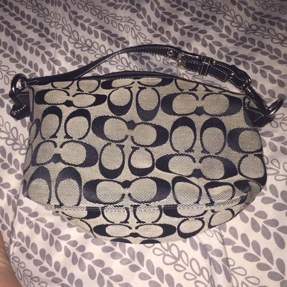 Black coach purse