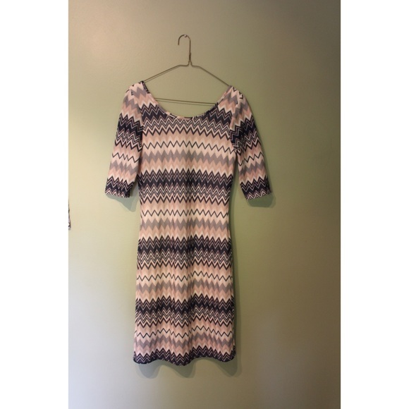 Chevron Print Dress