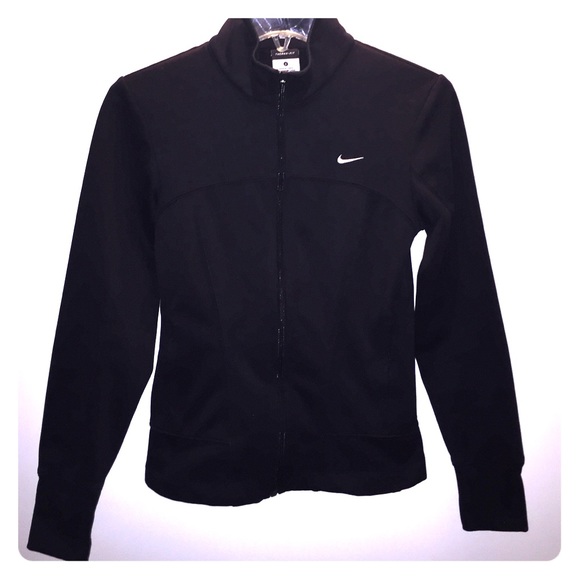 Nike Jackets & Blazers - Nike Womens Black Therma Fit Jacket