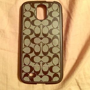 Coach Samsung galaxy s4 hard case!!