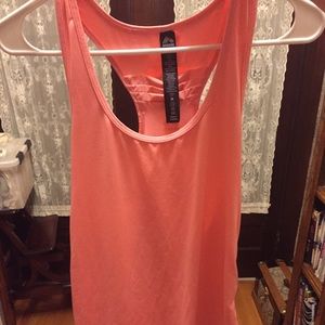 RBX SALMON AND GREY WORKOUT TANK